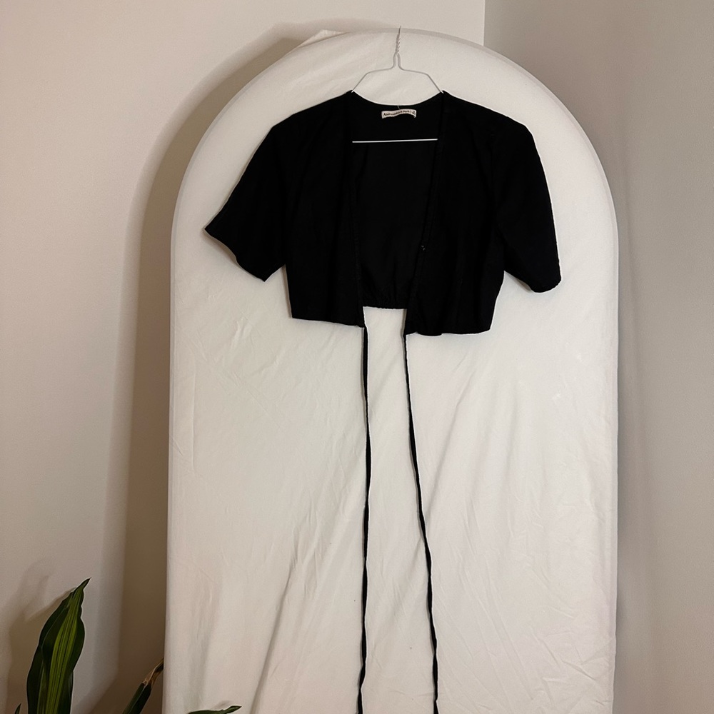 Crop top with ties